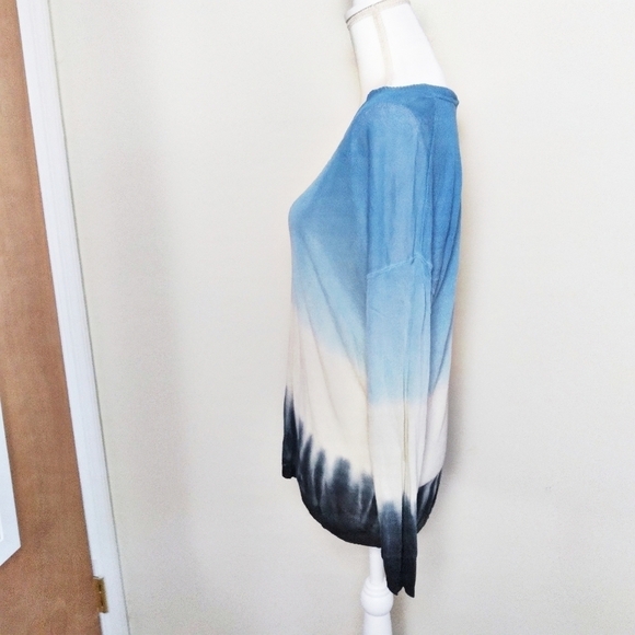 Pimkie Blue Colorblock Tunic Top Size Medium - Picture 3 of 9